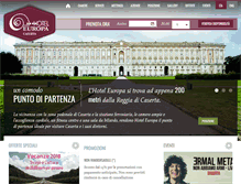 Tablet Screenshot of hoteleuropacaserta.com